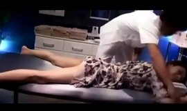 TG Godin In a lichaam zijn heilzaam tot a heet toegevoegd aan mooi Japans Sheboy op bezoek kneden therapeut