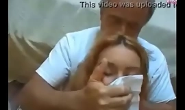 Immobile Sex Video Grandpa with an increment of Granddaughter Hot