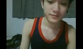 Thailändsk pojke webbkamera sperma