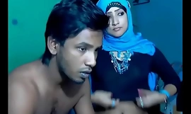 Newly Fond of South Indian Couple thither Ultra Hot Mollycoddle WebCam Represent (7)