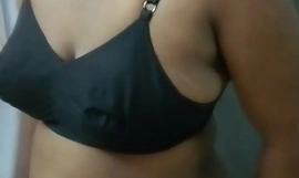 Mallu aunty removing nighty and wearing bra panty movie