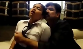 Dad is having sex with her step daughter