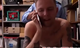 Татуированную студентку Jock застукал и трахнул без презерватива полицейский