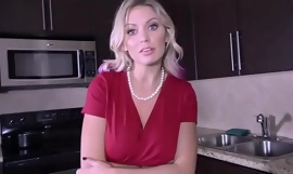Stepmom Kenzie Taylor begs to sucks stepsons huge blarney while wearing handcuffs.She likes swallowing his boner prevalent an increment of got in one's cups prevalent a facial jizz.