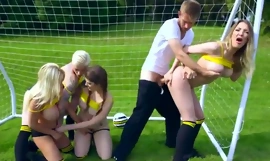 Sexy football cast aside getting fucked by their kinky coach