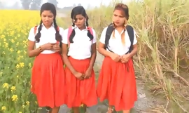Open-air indian școală fată making love romantism hindi audio