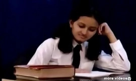 Horny Hot Indian PornStar Pamper as A School girl Squeezing Chunky Boobs and wanking Part1 - indiansex