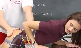 Highschool ho cum covered