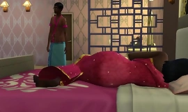 Индийский сын трахает спящую маму дези после того, как подождал, пока он не заснет, а затем трахнул ее - Запрет спаривания на секс - Фильм со зрелыми - Запрещенный секс - Бхабхи ки чудай
