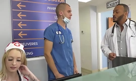BiPhoria - Verpleegster Vangst Dokters Making out Dan Doe mee In