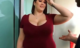 BBW Award Brook up be beneficial to Benefactress Deluca Tears up 2 Males