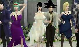 El Matrimonio de Milk Episodio 1 La Boda de Goku y su Esposa Chichi muy romantico pero Termina en Netorare Esposa Follada como una Perra Marido Cornudo Miscreation Sashay Porno Anime