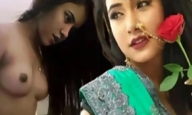 Glaze viral de Bhojpuri heroína Trisha Madhu besando a su novio
