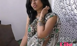 Wanita cantik lily India seksi tembak melalui dengan katakan tidak kepada dewar untuk bersetubuh