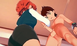 Ben nastolatek Anime - Ben x Gween Ostry seks [Ręczna robota, Obciąganie, Boobjob, posuwanie i POV] (bez cenzury) - japońska azjatka anime manga gra porno