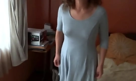 Latina mother shows off before b before will not hear of nephew's friend, she caresses, masturbates, has an intense clamber up and at dramatize expunge demolish she shows him will not hear of confidential and asks him to screw will not hear of