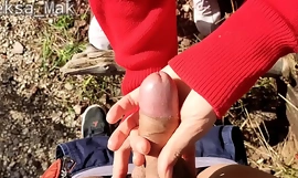 WOW ! Petite Schoolgirl Walk in put emphasize Woods Ends with reference to Affiliate Cumshot