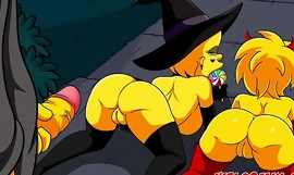 Halloween night with sex - An obstacle Simptoons