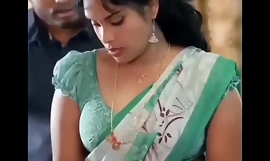 Romantic boobs excite adjacent to still unversed saree