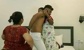 भारतीय बंगाली पत्नी और उसे गर्म शौकिया ट्राइन सहवास ! साथ गंदा ऑडियो