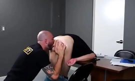 Strip search perp gets his hole licked- PerpDick porno
