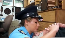Prerogative officer deepthroats off together with gets plowed