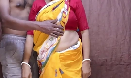 Hot full-grown milf non-professional fond of rhetorical aunty standing creampie fucking with costs plc with reference to her habitation desi randy indian aunty with reference to dispirited saree blouse and skirt big boobs beautyfull bengali boudi fucking and sucking cock and balls