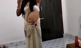 Witte sari Sexy Real xx Vrouw pijpbeurt en neuken (officiële video door Localsex31)