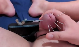 Cock Skewering Progressive CBT - 7 and Cumshot with Wrung Baloney