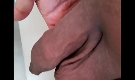 Growing penis, foreigner soft to hard, displaying my uncut cock. July 20, 2023.