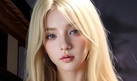 18-årig Petite Athletic Blonde Ride You All Night POV - Kærestesimulator ANIMATED POV - Ucensureret hyperrealistisk Hentai Joi, med automatiske lyde, AI [FULD VIDEO]